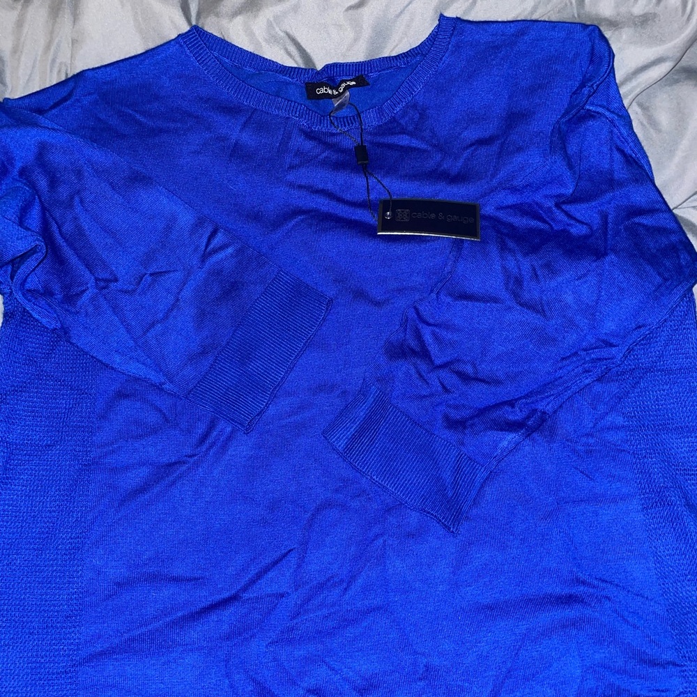 Blue Crew Neck sweater